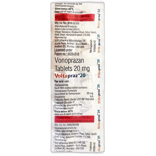 voltapraz 20 tablet 10's